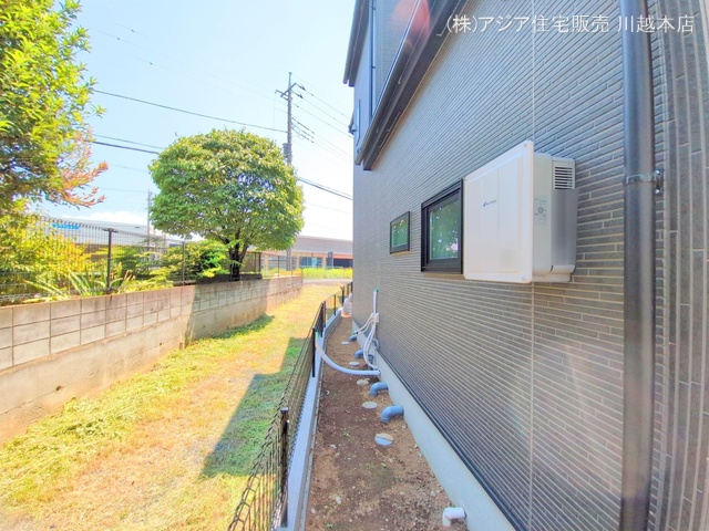 埼玉県川越市小仙波町２丁目の新築戸建て外構写真 2025年7月24日撮影
