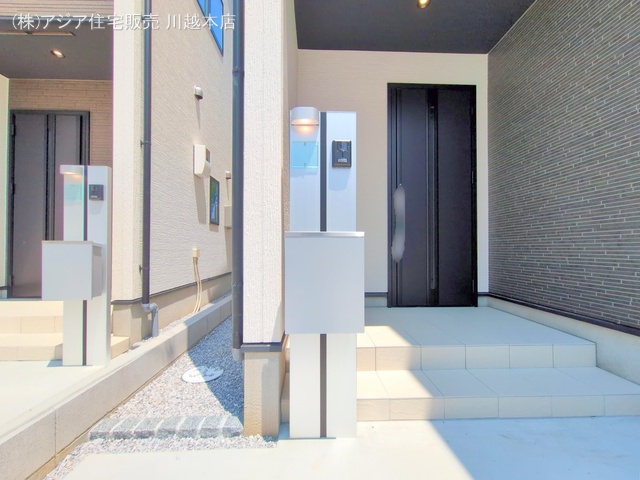 埼玉県川越市小仙波町２丁目の新築戸建て外構写真 2025年7月24日撮影