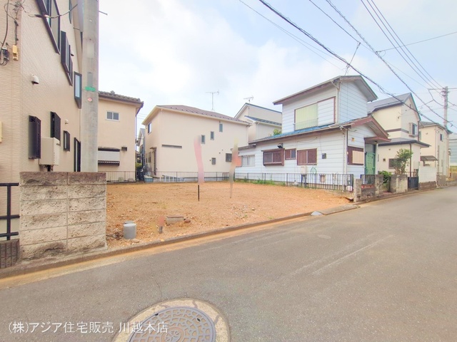 埼玉県鶴ヶ島市大字脚折の土地更地・土地写真 2025年7月7日撮影