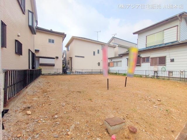 埼玉県鶴ヶ島市大字脚折の土地更地・土地写真 2025年7月7日撮影