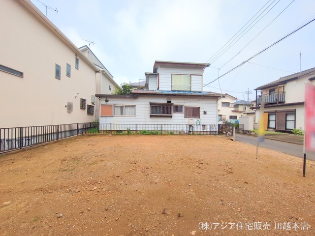 埼玉県鶴ヶ島市大字脚折の土地更地・土地写真 2025年7月7日撮影