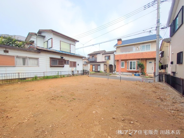 埼玉県鶴ヶ島市大字脚折の土地更地・土地写真 2025年7月7日撮影
