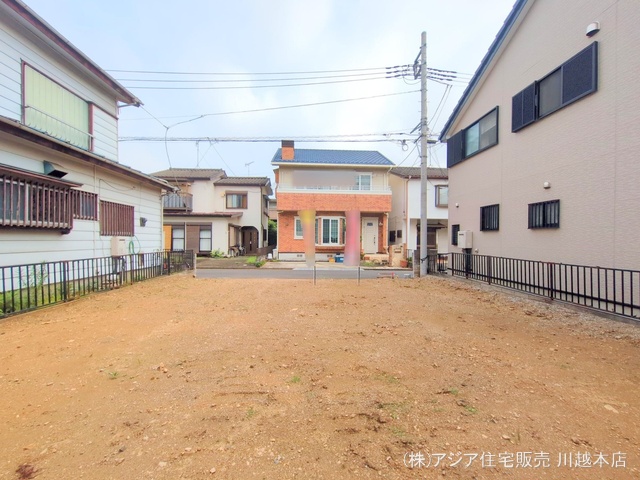 埼玉県鶴ヶ島市大字脚折の土地更地・土地写真 2025年7月7日撮影