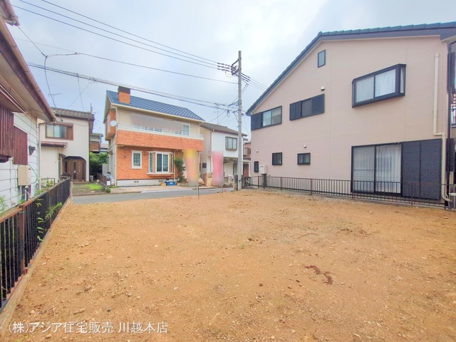 埼玉県鶴ヶ島市大字脚折の土地更地・土地写真 2025年7月7日撮影