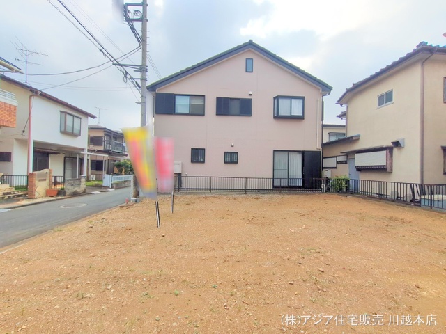 埼玉県鶴ヶ島市大字脚折の土地更地・土地写真 2025年7月7日撮影