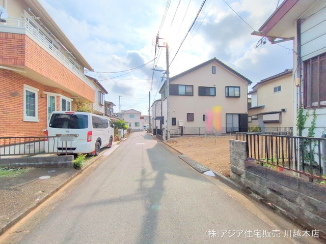 埼玉県鶴ヶ島市大字脚折の土地更地・土地写真 2025年8月3日撮影