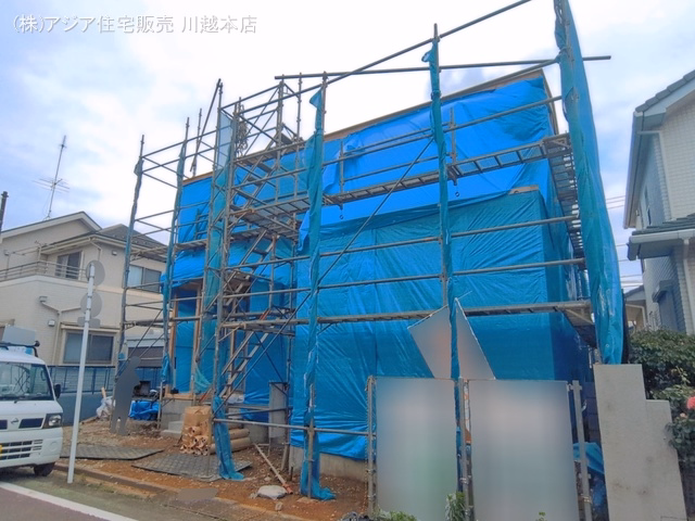 埼玉県ふじみ野市元福岡１丁目の新築戸建て上棟写真 2026年6月3日撮影