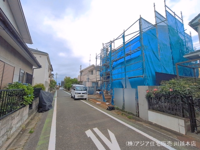 埼玉県ふじみ野市元福岡１丁目の新築戸建て上棟写真 2026年6月3日撮影