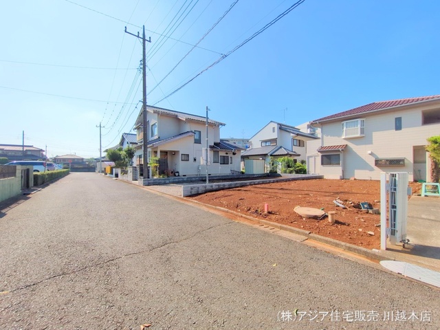 埼玉県鶴ヶ島市南町１丁目の新築戸建て更地・土地写真 2025年8月18日撮影