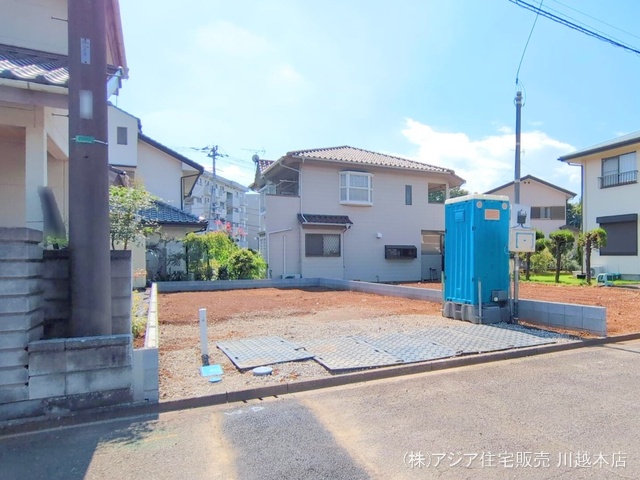 埼玉県鶴ヶ島市南町1丁目の新築戸建て更地・土地写真 2025年9月7日撮影