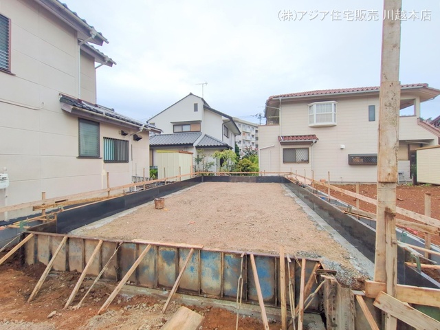 埼玉県鶴ヶ島市南町1丁目の新築戸建て基礎写真 2025年9月18日撮影