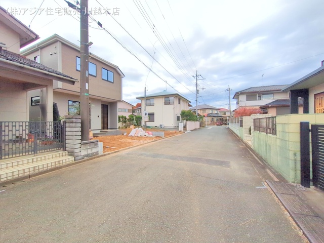 埼玉県鶴ヶ島市南町1丁目の新築戸建て外構写真 2025年11月17日撮影