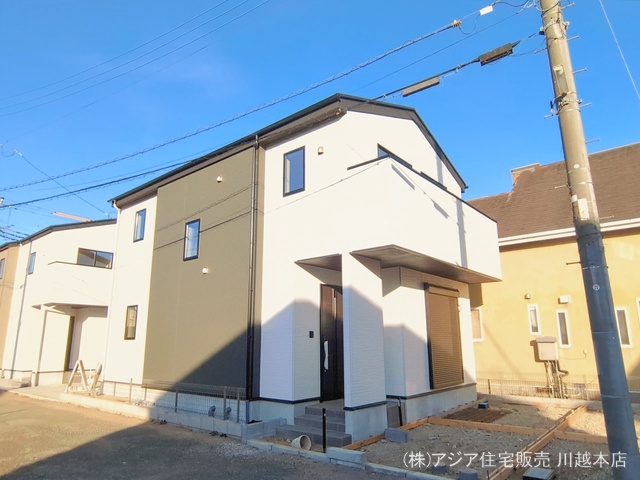 埼玉県川越市大字山田の新築戸建て外構写真 2026年2月3日撮影