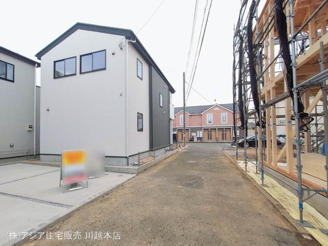 埼玉県川越市大字山田の新築戸建て外構写真 2026年2月16日撮影