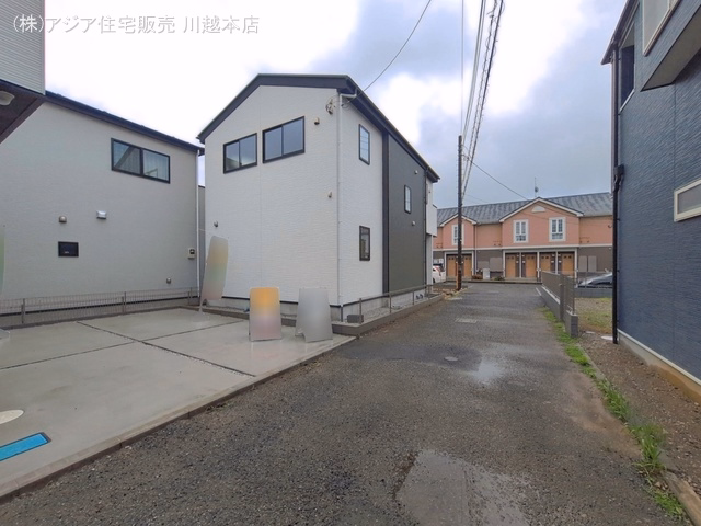埼玉県川越市大字山田の新築戸建て外構写真 2026年6月8日撮影