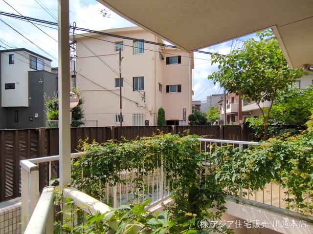 埼玉県富士見市関沢2丁目のマンション『ライオンズガーデン鶴瀬』バルコニー写真 2025年9月15日撮影