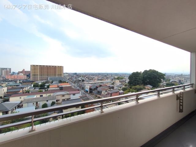 埼玉県坂戸市仲町のマンション『サンライト坂戸仲町』バルコニー写真 2025年9月8日撮影