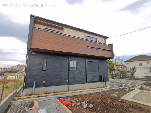 埼玉県川越市今成２丁目の新築戸建て外構写真 2026年3月30日撮影