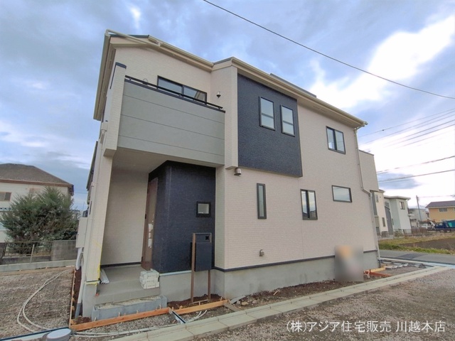 埼玉県川越市今成２丁目の新築戸建て外構写真 2026年3月30日撮影