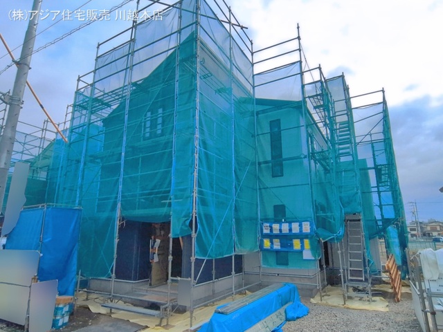 埼玉県川越市上野田町の新築戸建てシート写真 2026年3月24日撮影