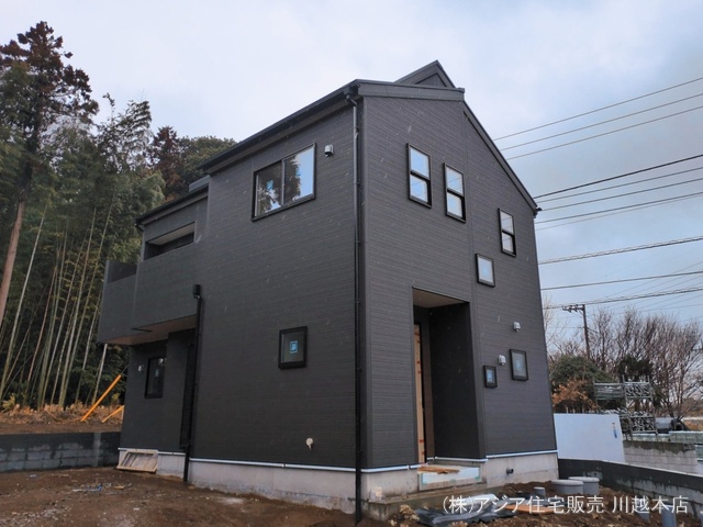 埼玉県川越市大字下小坂の新築戸建て外構写真 2026年3月2日撮影