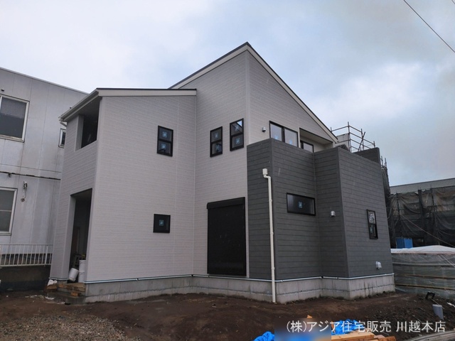 埼玉県川越市大字下小坂の新築戸建て外構写真 2026年3月2日撮影