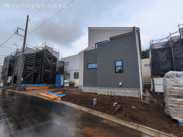 埼玉県川越市大字下小坂の新築戸建て外構写真 2026年3月2日撮影