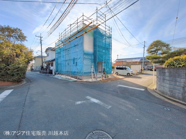埼玉県狭山市広瀬２丁目の新築戸建てシート写真 2026年2月9日撮影
