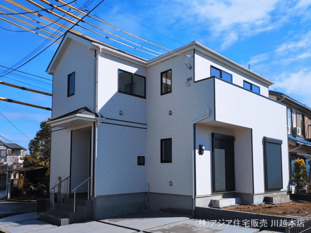 埼玉県狭山市広瀬2丁目の新築戸建て外構写真 2026年3月3日撮影