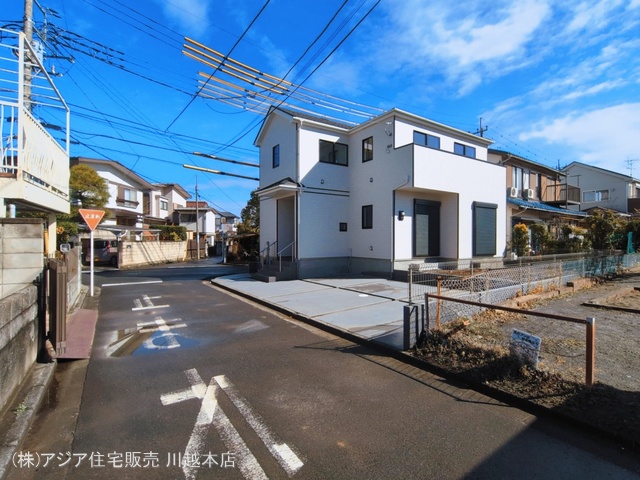埼玉県狭山市広瀬2丁目の新築戸建て外構写真 2026年3月3日撮影