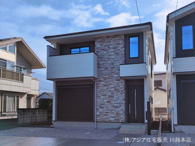 埼玉県狭山市柏原の新築戸建て外構写真 2026年3月3日撮影
