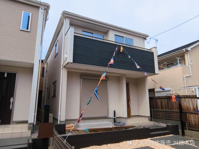 埼玉県富士見市水谷東１丁目の新築戸建て外構写真 2026年3月3日撮影