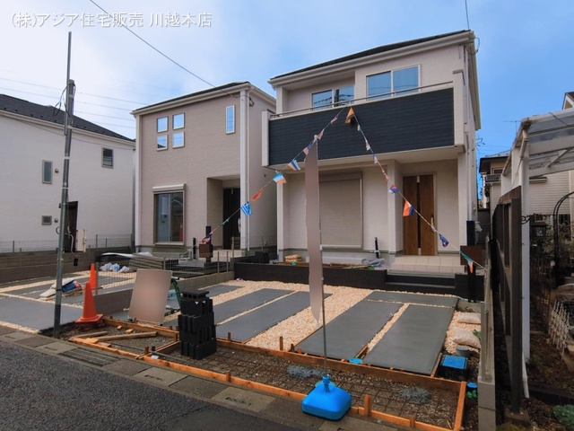 埼玉県富士見市水谷東１丁目の新築戸建て外構写真 2026年3月3日撮影