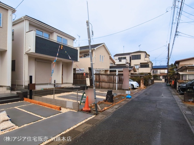 埼玉県富士見市水谷東１丁目の新築戸建て外構写真 2026年3月3日撮影
