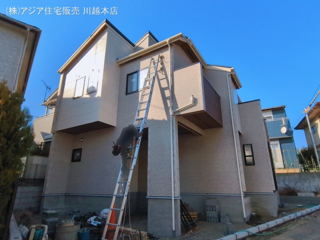 埼玉県川越市仙波町4丁目の新築戸建て外構写真 2026年3月10日撮影