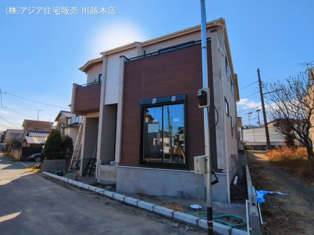 埼玉県川越市仙波町4丁目の新築戸建て外構写真 2026年3月10日撮影