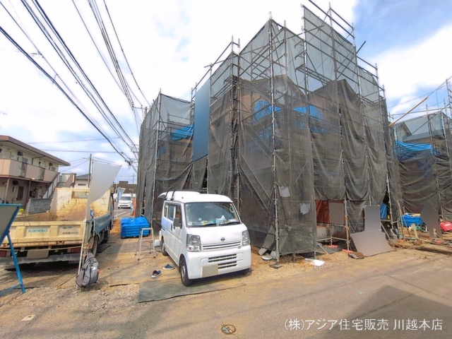 埼玉県川越市大字的場の新築戸建て上棟写真 2026年4月19日撮影