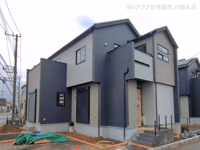 埼玉県川越市大字的場の新築戸建て外構写真 2026年6月9日撮影