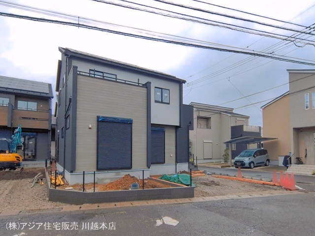 埼玉県川越市大字的場の新築戸建て外構写真 2026年6月9日撮影
