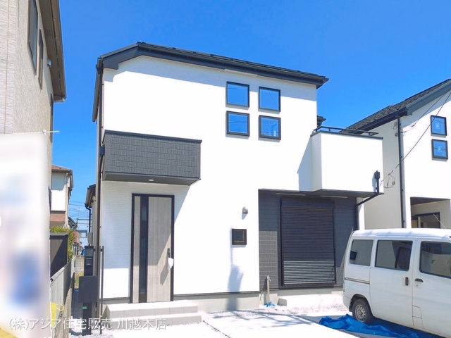埼玉県富士見市上沢2丁目の新築戸建て外構写真 2026年4月2日撮影