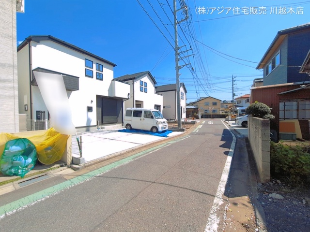 埼玉県富士見市上沢2丁目の新築戸建て外構写真 2026年4月2日撮影