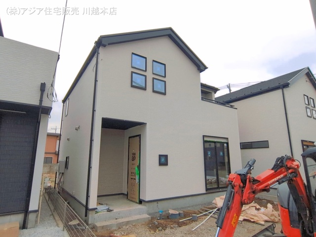 埼玉県富士見市上沢2丁目の新築戸建て外構写真 2026年3月24日撮影