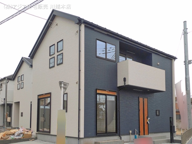 埼玉県富士見市上沢2丁目の新築戸建て外構写真 2026年3月24日撮影