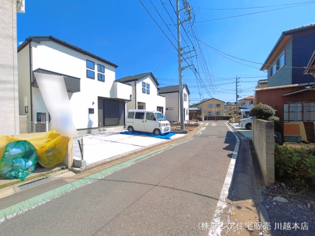 埼玉県富士見市上沢２丁目の新築戸建て外構写真 2026年4月2日撮影