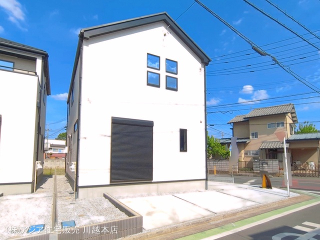 埼玉県富士見市上沢２丁目の新築戸建て外構写真 2026年4月19日撮影
