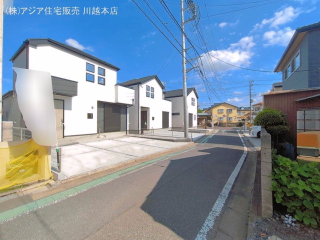 埼玉県富士見市上沢２丁目の新築戸建て外構写真 2026年4月19日撮影