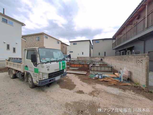 埼玉県川越市岸町2丁目の新築戸建て基礎写真 2026年3月31日撮影