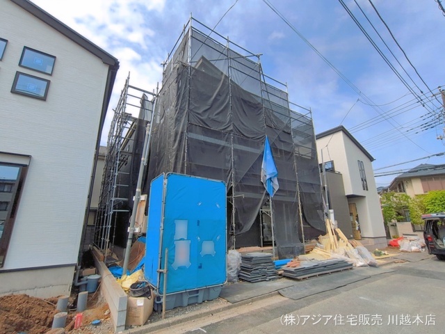 埼玉県ふじみ野市上福岡５丁目の新築戸建てシート写真 2026年4月19日撮影