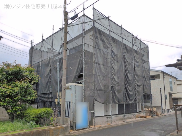 埼玉県ふじみ野市福岡中央２丁目の新築戸建てシート写真 2026年4月22日撮影