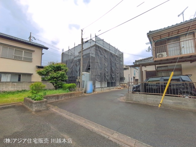 埼玉県ふじみ野市福岡中央２丁目の新築戸建てシート写真 2026年4月22日撮影